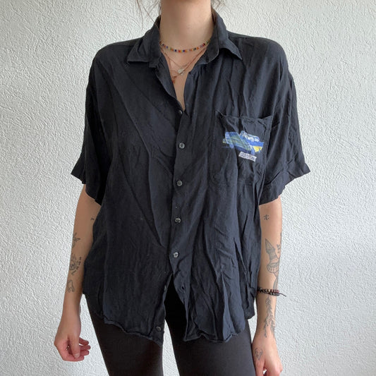 Vintage Blaue Shirt / Bluse | Bern