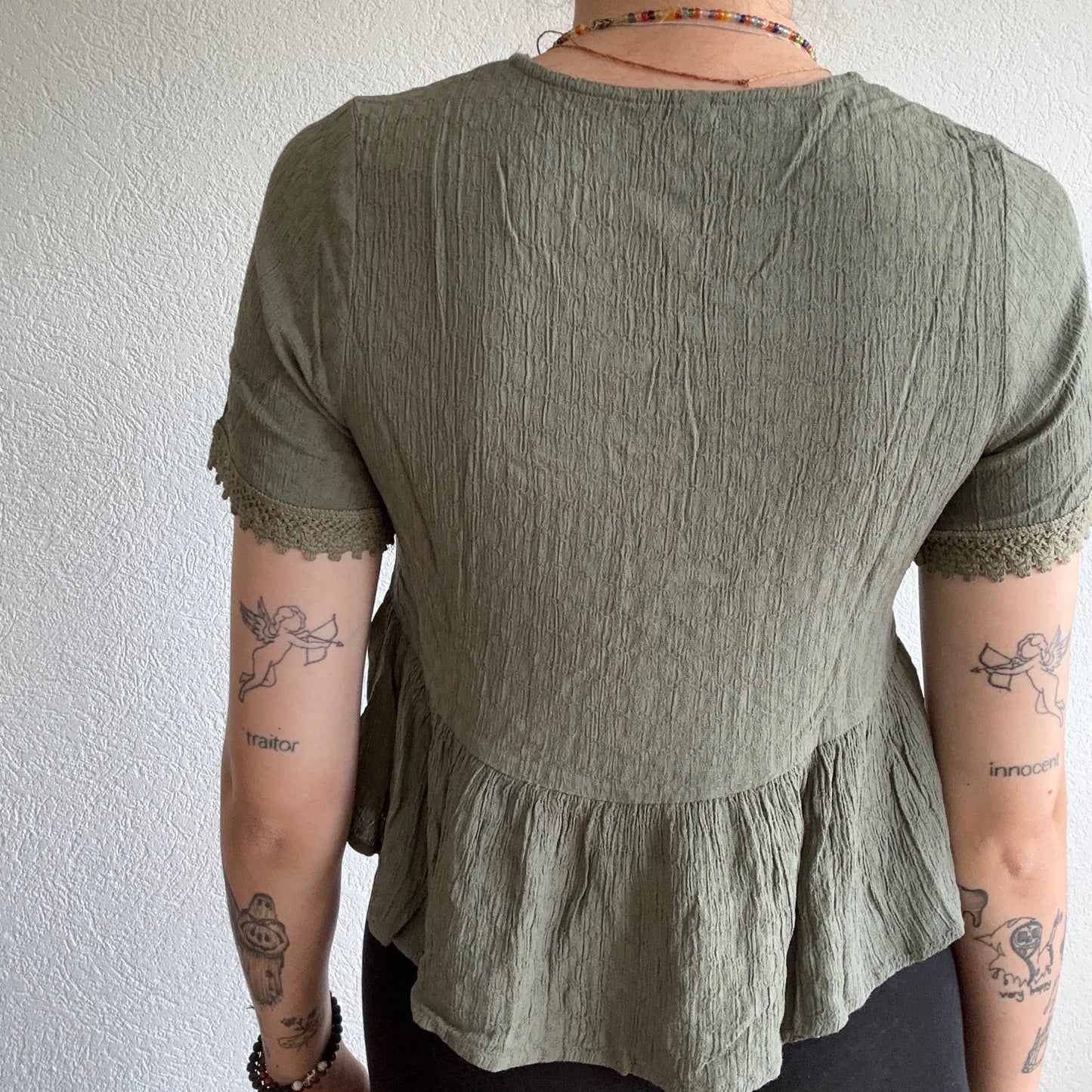 Green Shirt Blouse | Bern