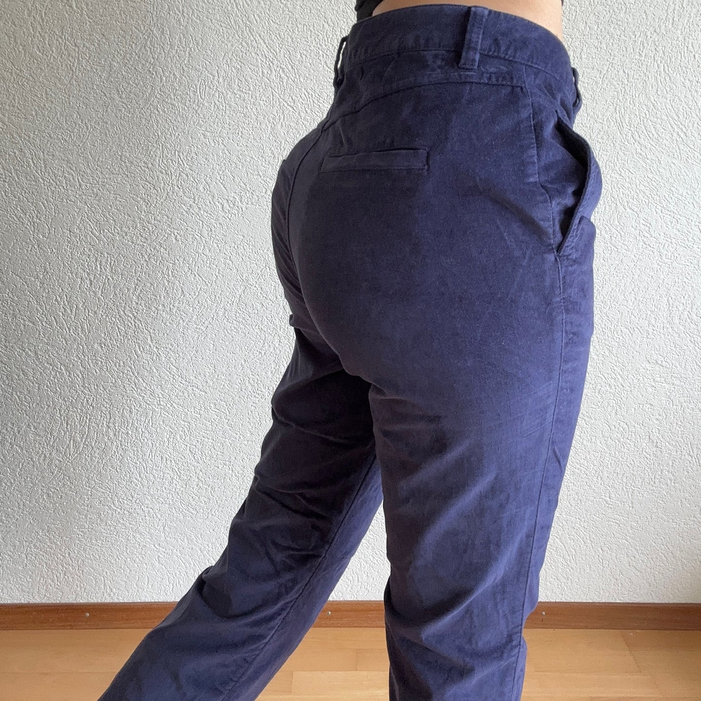 Blue Velvet Pants