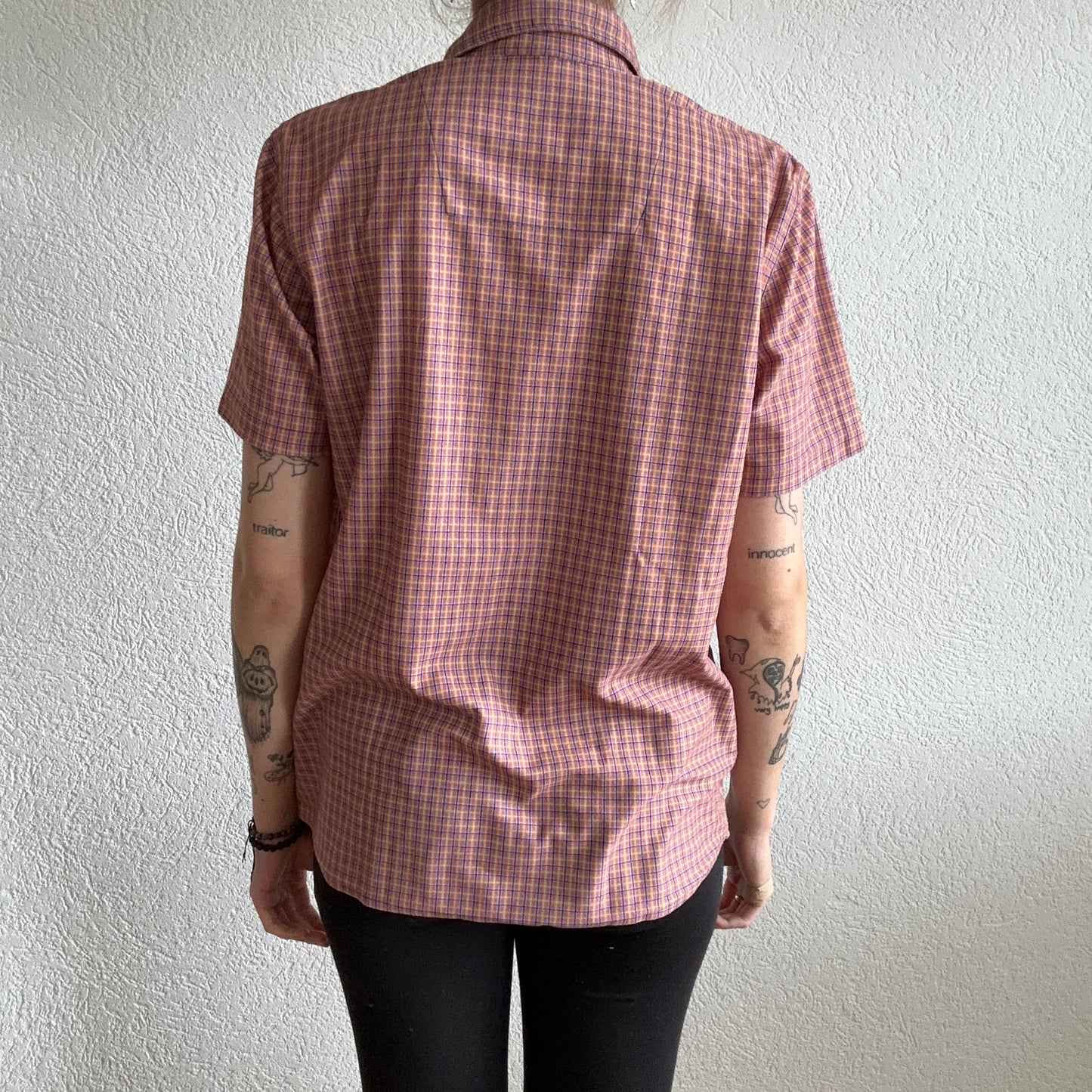 Orange/ Pink Blouse