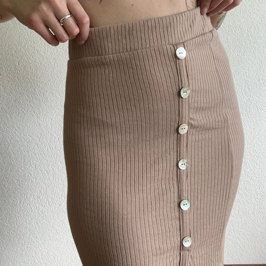Jupe beige