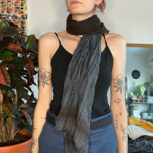 Gray Scarf