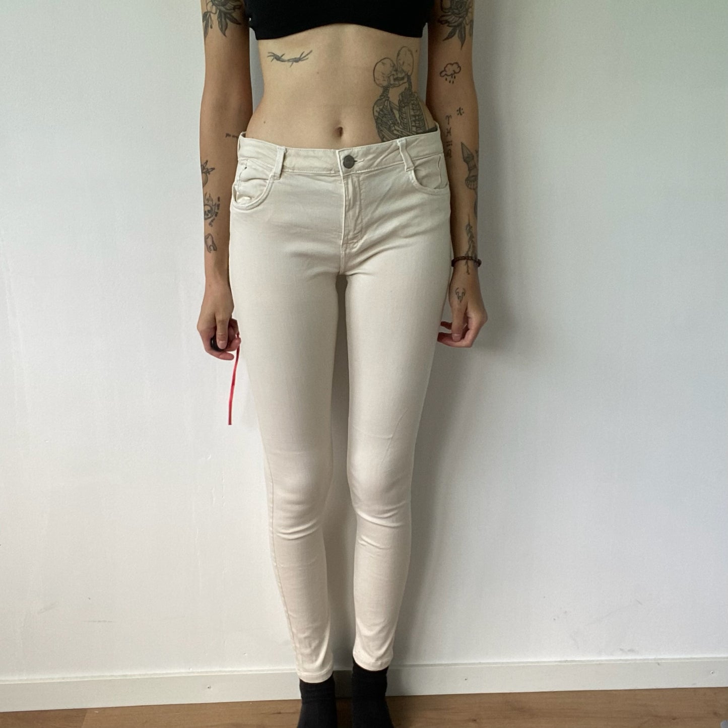 Beige Jeans