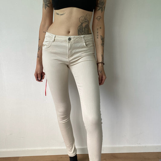 Beige Jeans