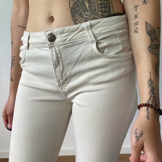 Beige Jeans