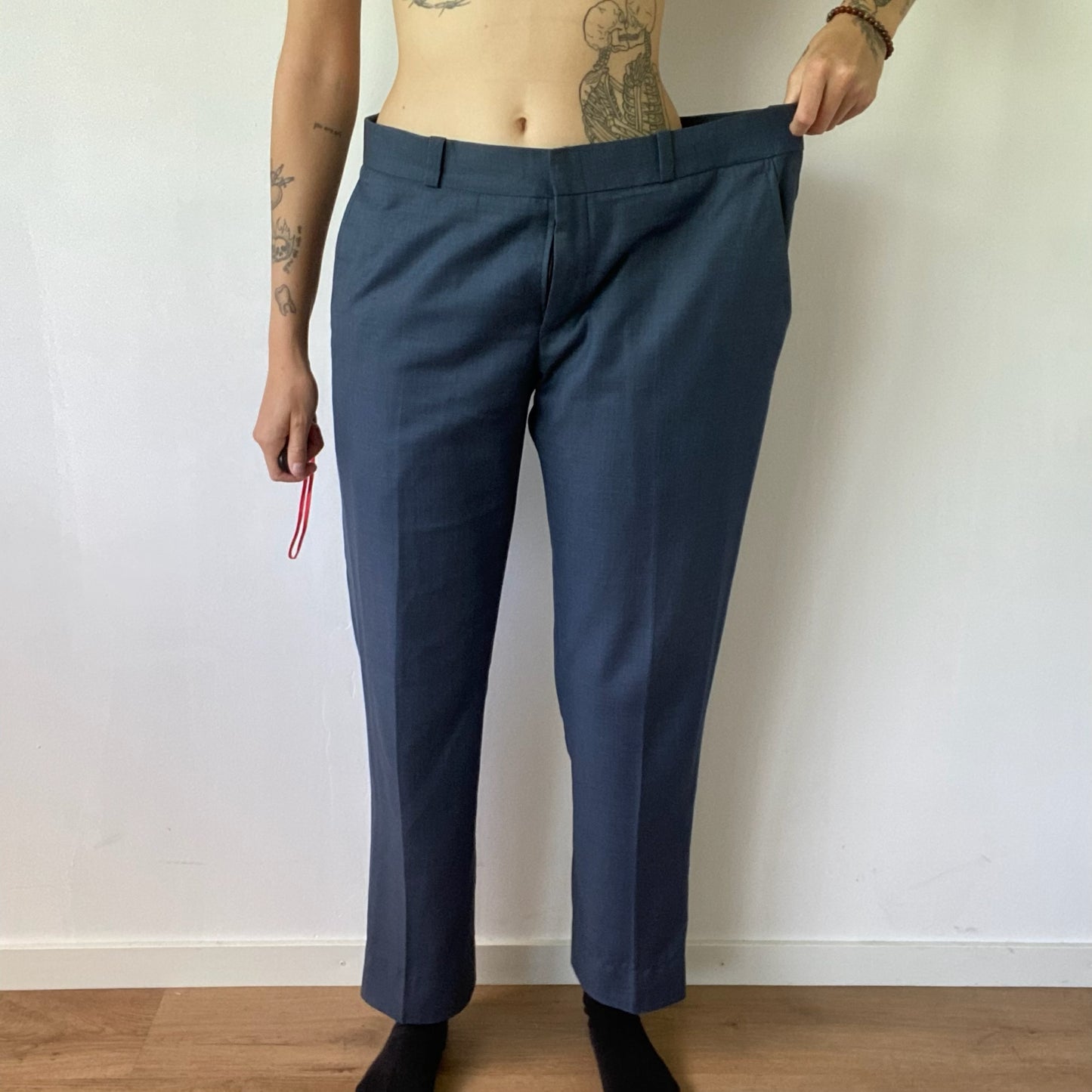 Blue / Gray Suit Pants