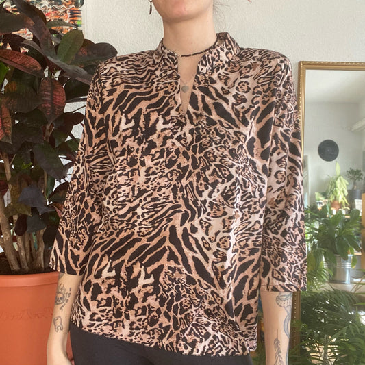 Leopard Print Blouse | Bern