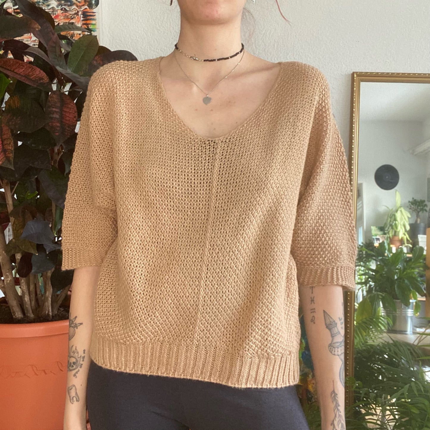 Beige 3/4 Longsleeve