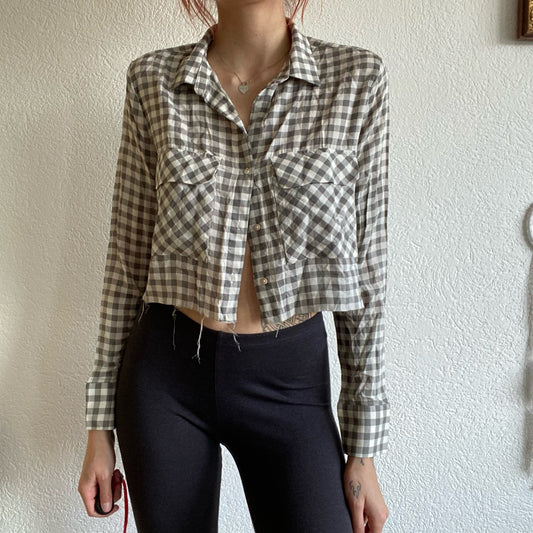 White and Green Blouse | Bern