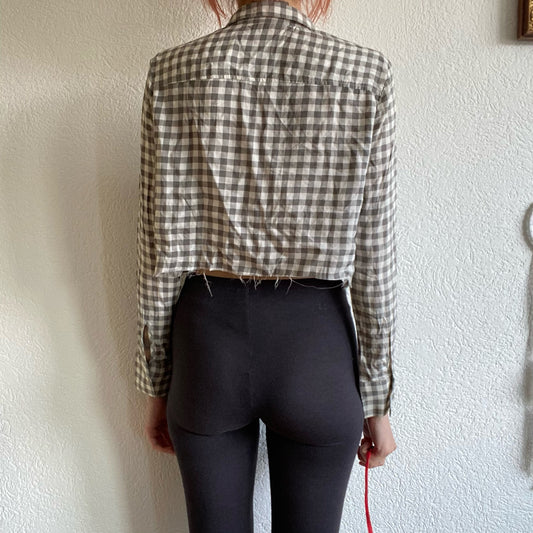 White and Green Blouse | Bern