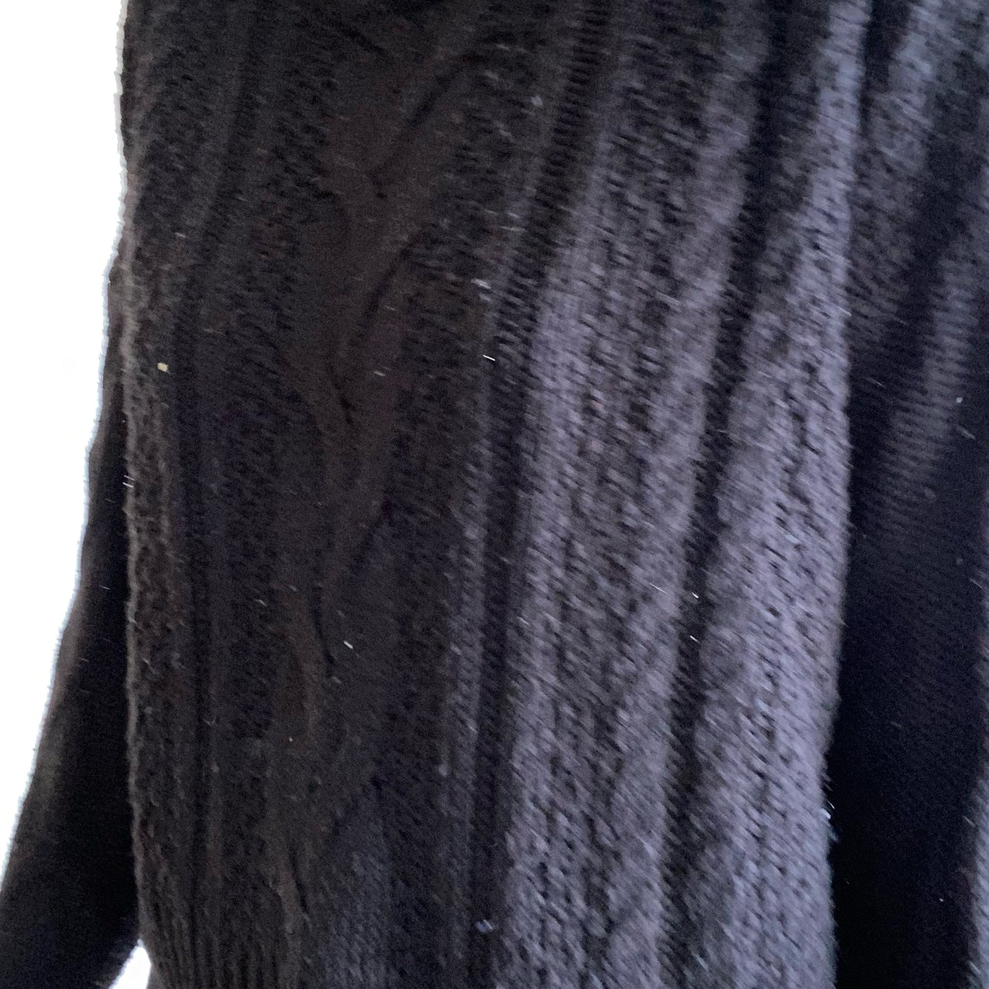 Pull en tricot noir