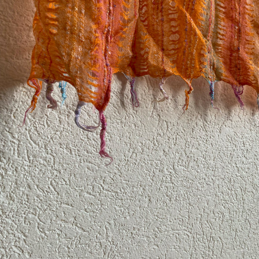 Orange Y2K Vintage Scarf