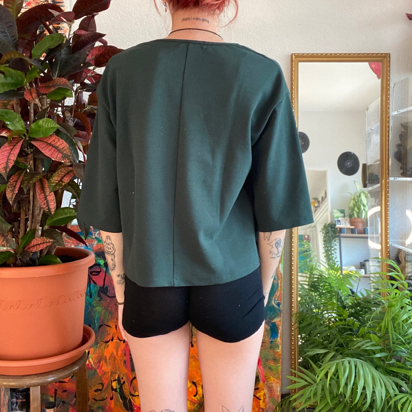 Green 3/4 Sleeve