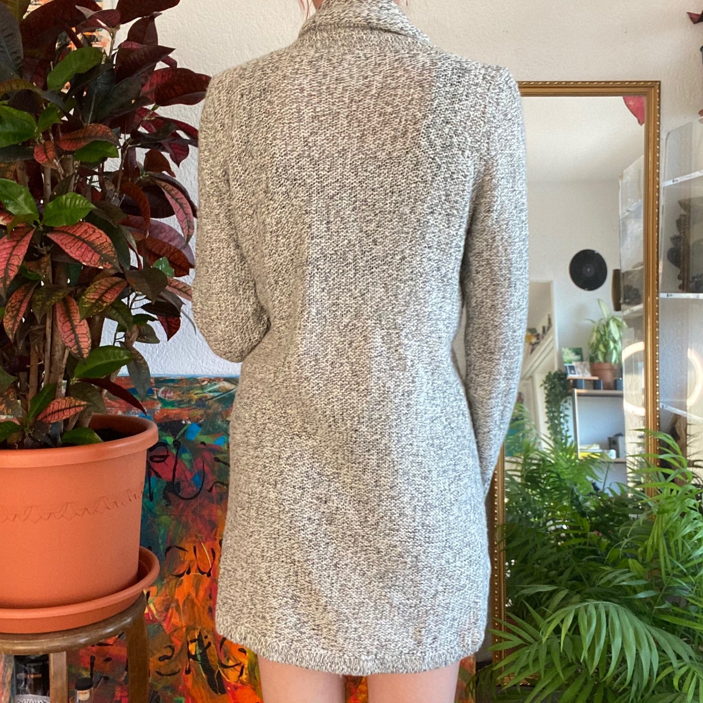 Gray Cardigan