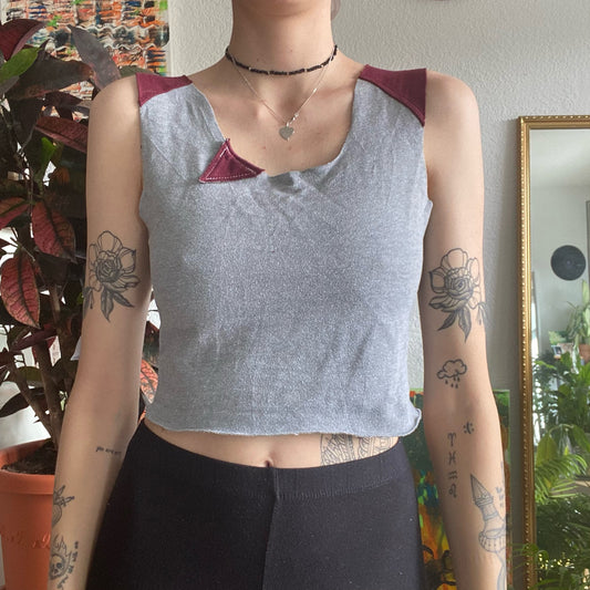 Gray Reworked Top | Bern