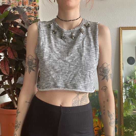 Gray Reworked Top | Bern