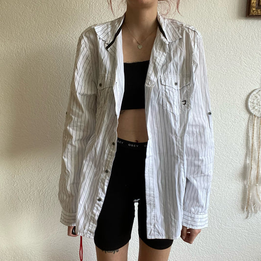 White Blouse with black stripes | Bern