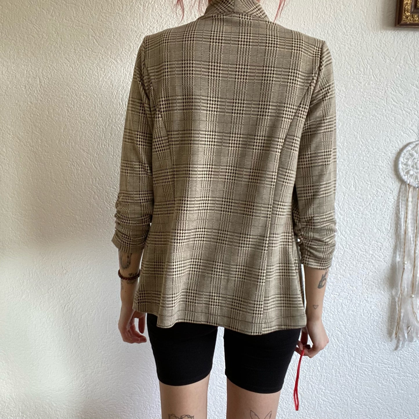 Blazer beige à motifs noirs | Berne