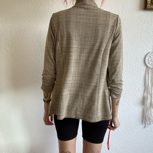 Beiger Blazer mit schwarzem Muster | Bern