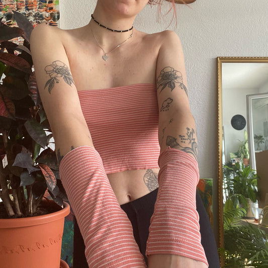 Pink Thriftflip Bandeau Top