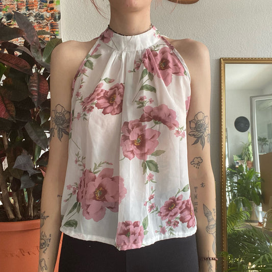 White Top with flowerprint | Bern