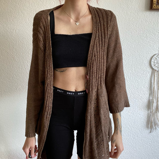 Brown Cardigan | Bern