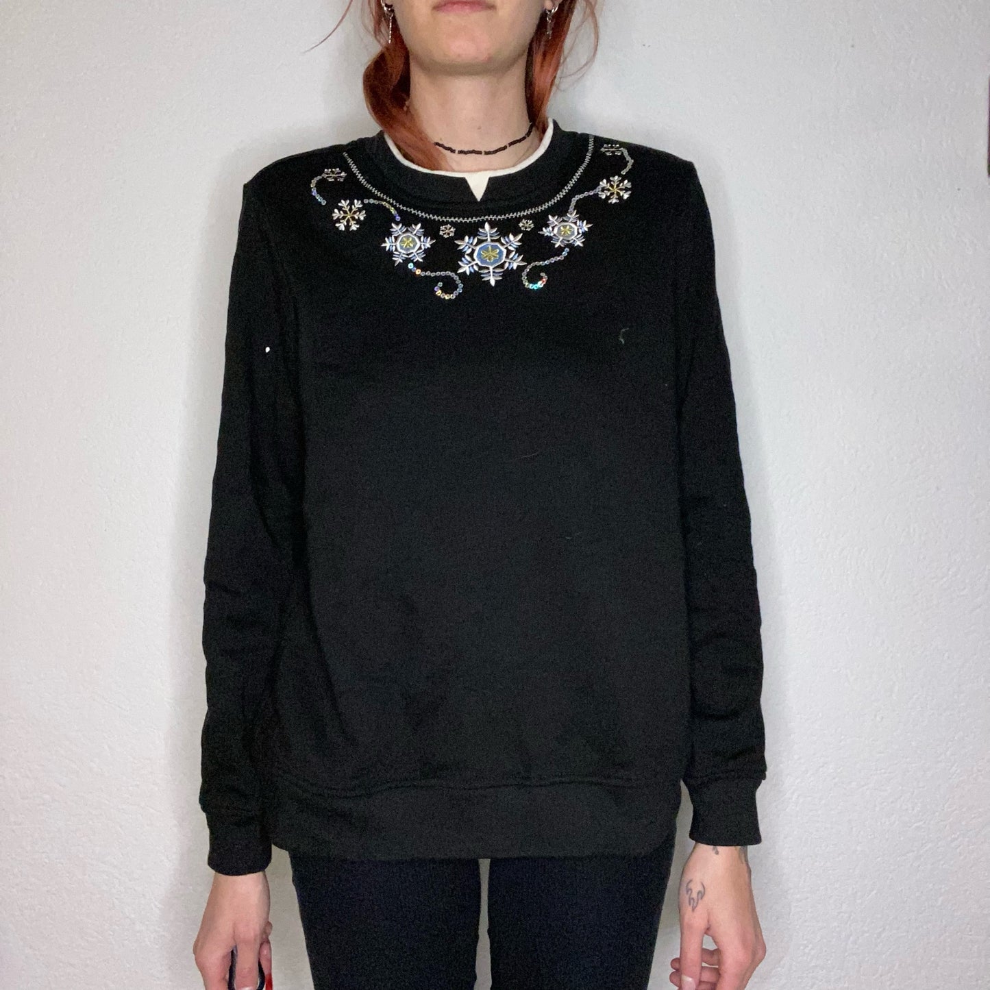 Vintage Black Christmas Sweater | Bern