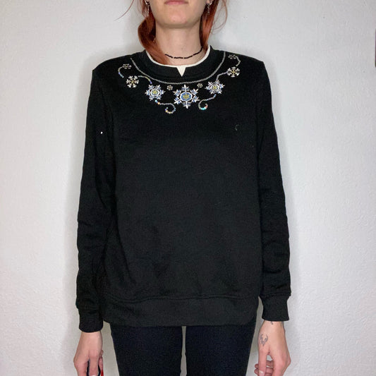 Vintage Black Christmas Sweater | Bern