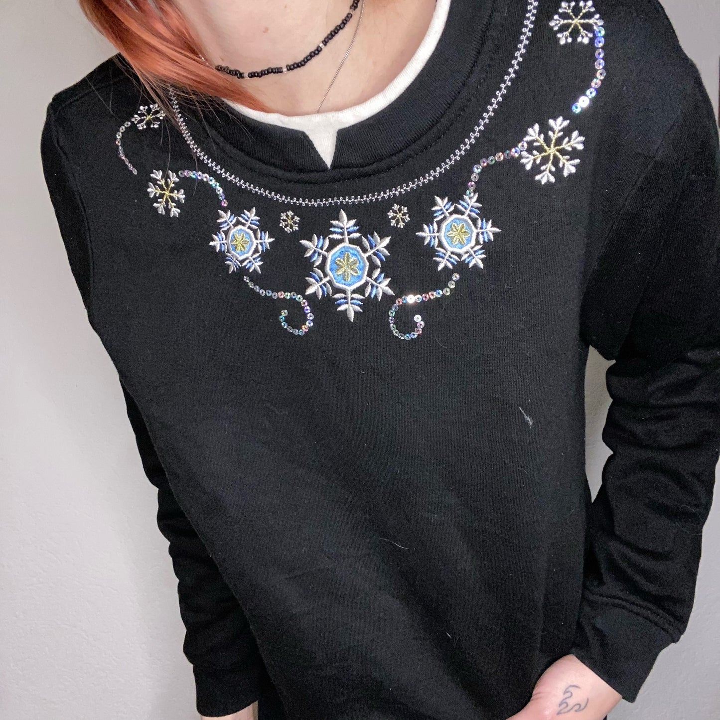 Vintage Black Christmas Sweater | Bern