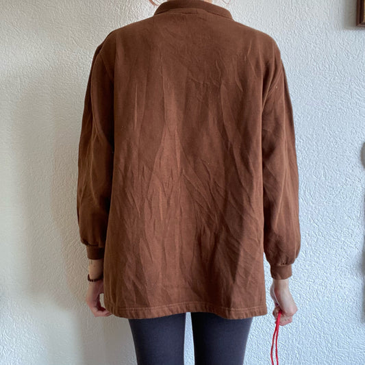 Vintage Brown Christmas Sweater | Bern