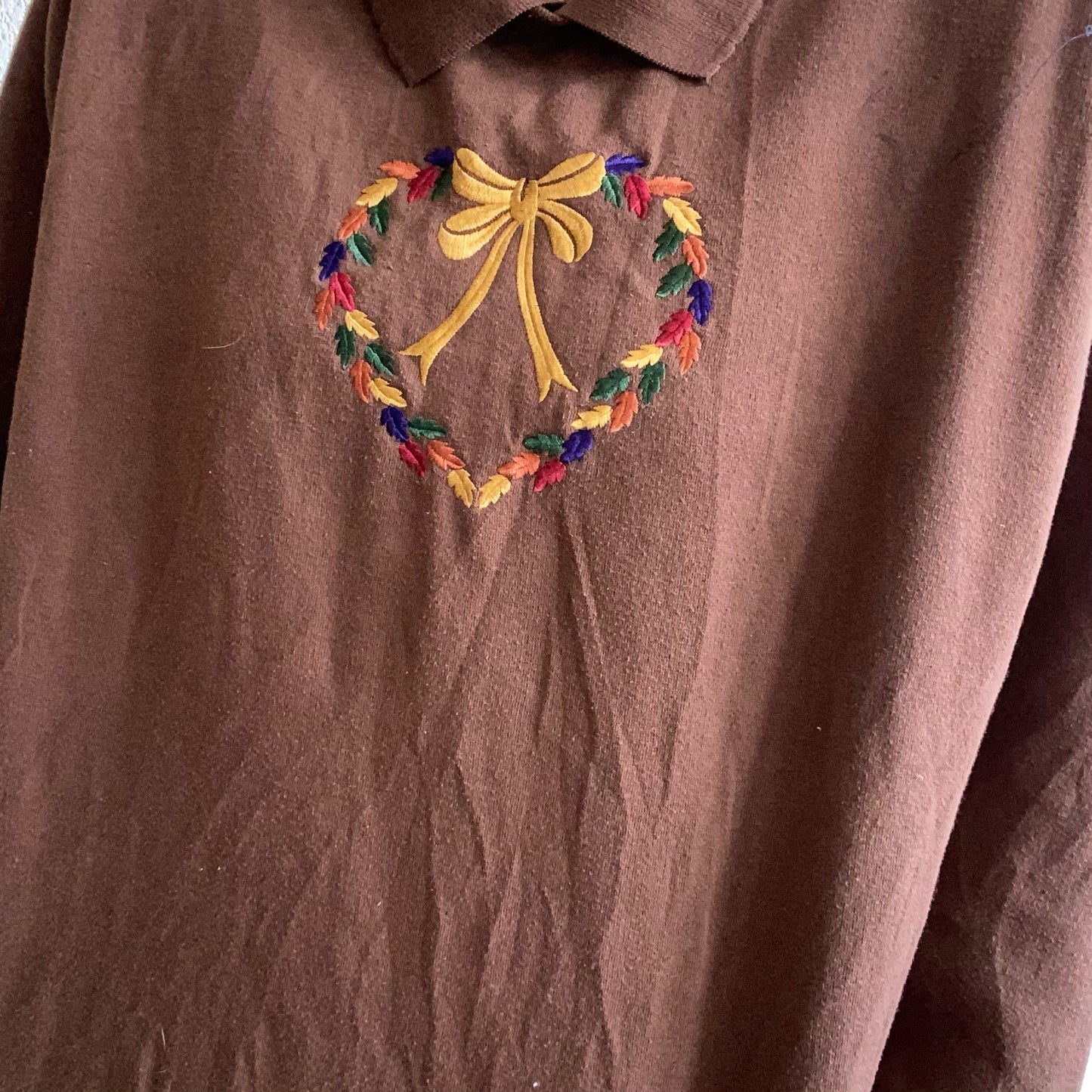 Vintage Brown Christmas Sweater | Bern