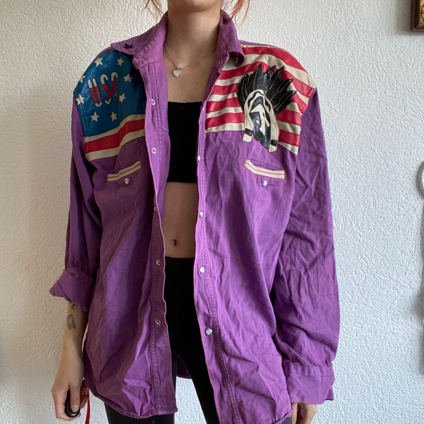 Vintage Purple Blouse | Bern