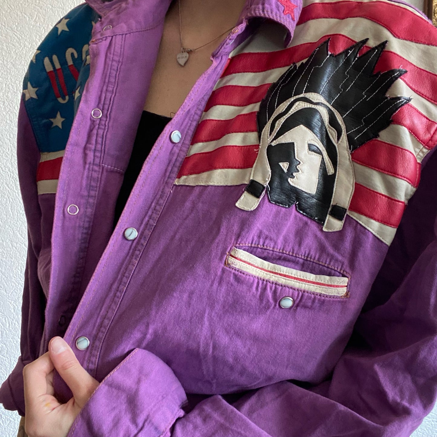 Vintage Purple Blouse | Bern