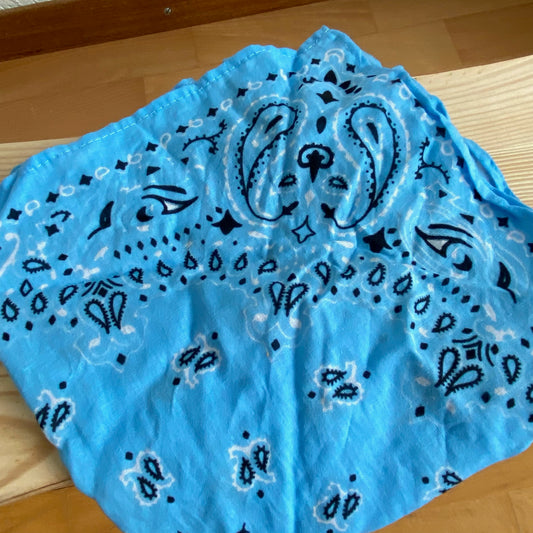 Blaues Bandana