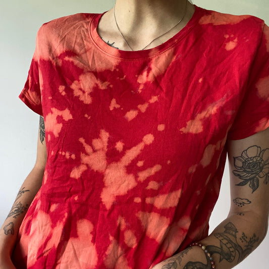 Red bleached Shirt | Bern