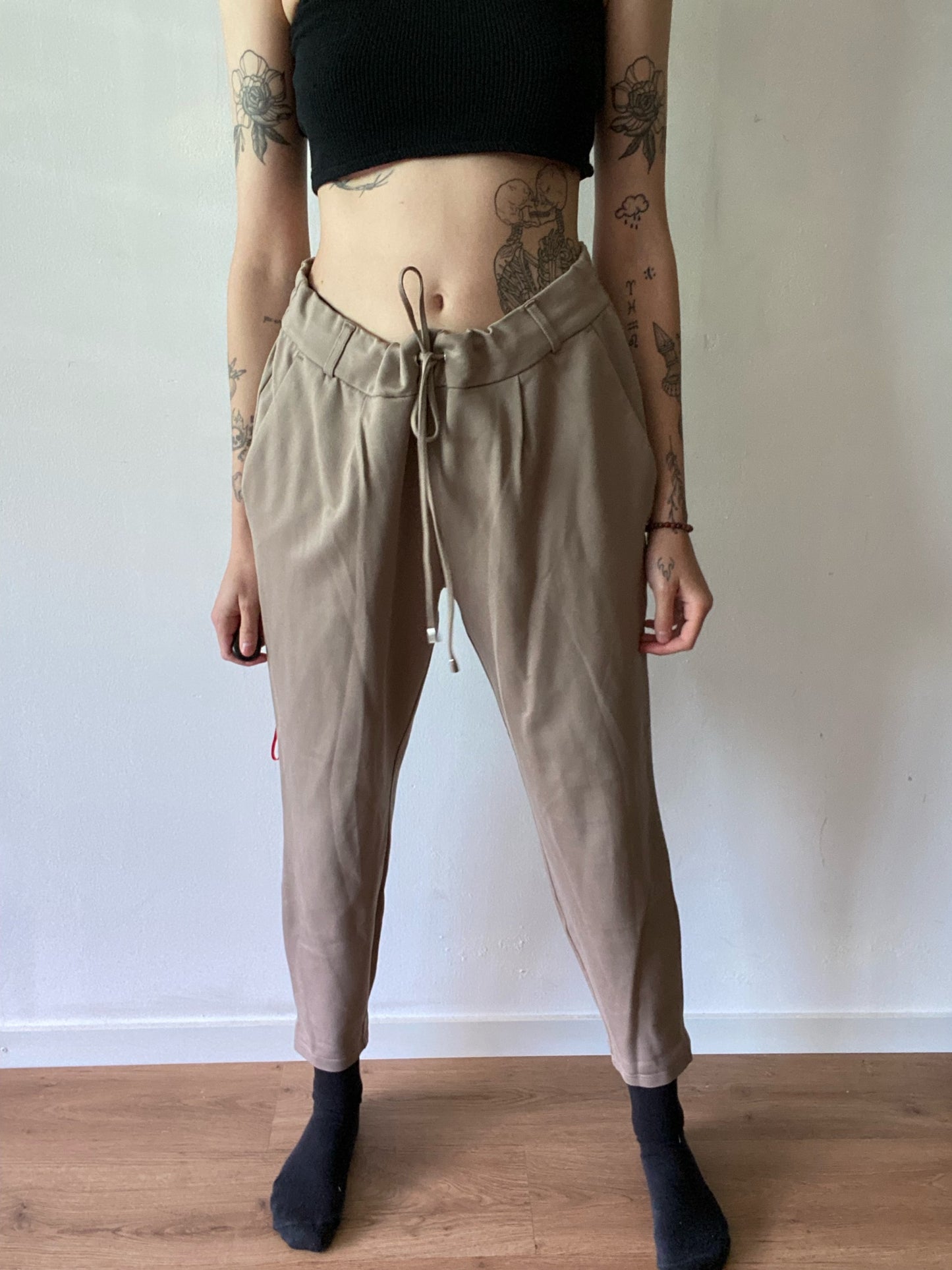 Beige Pants