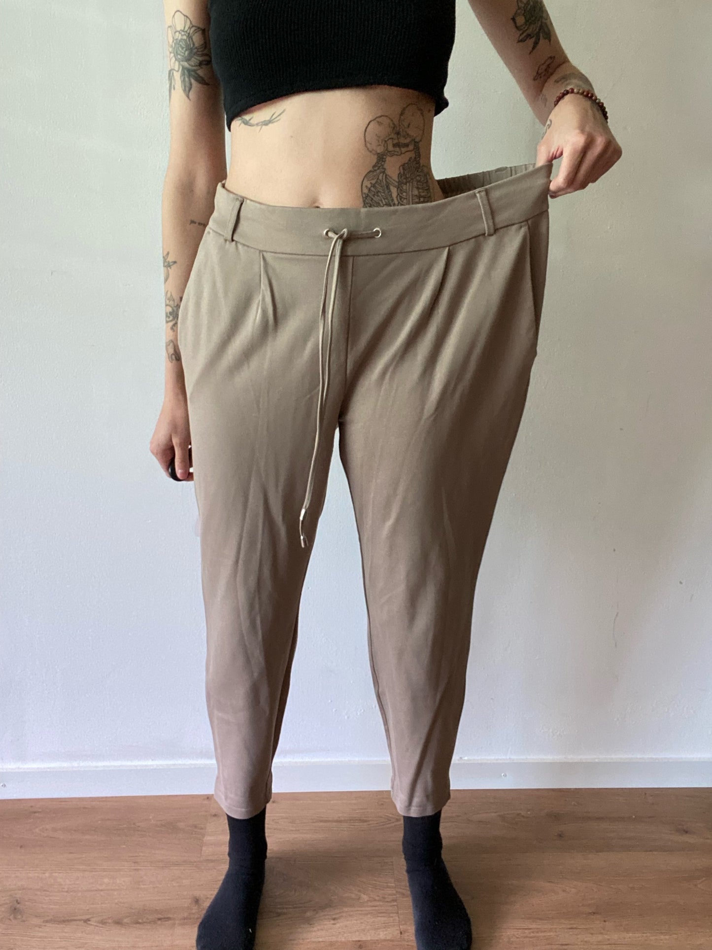 Beige Pants