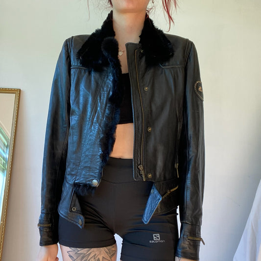 Y2K Vintage Leather Jacket | Bern