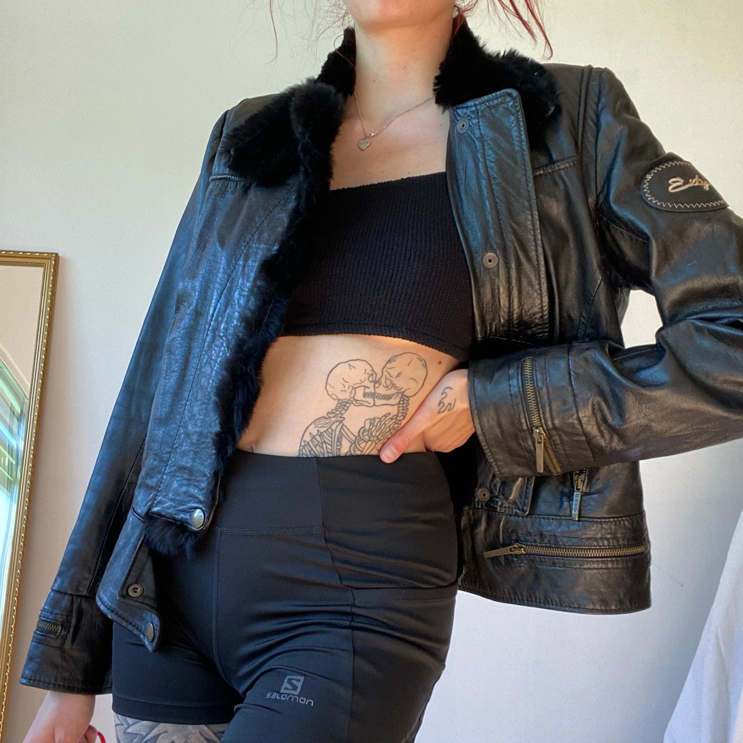 Y2K Vintage Leather Jacket | Bern