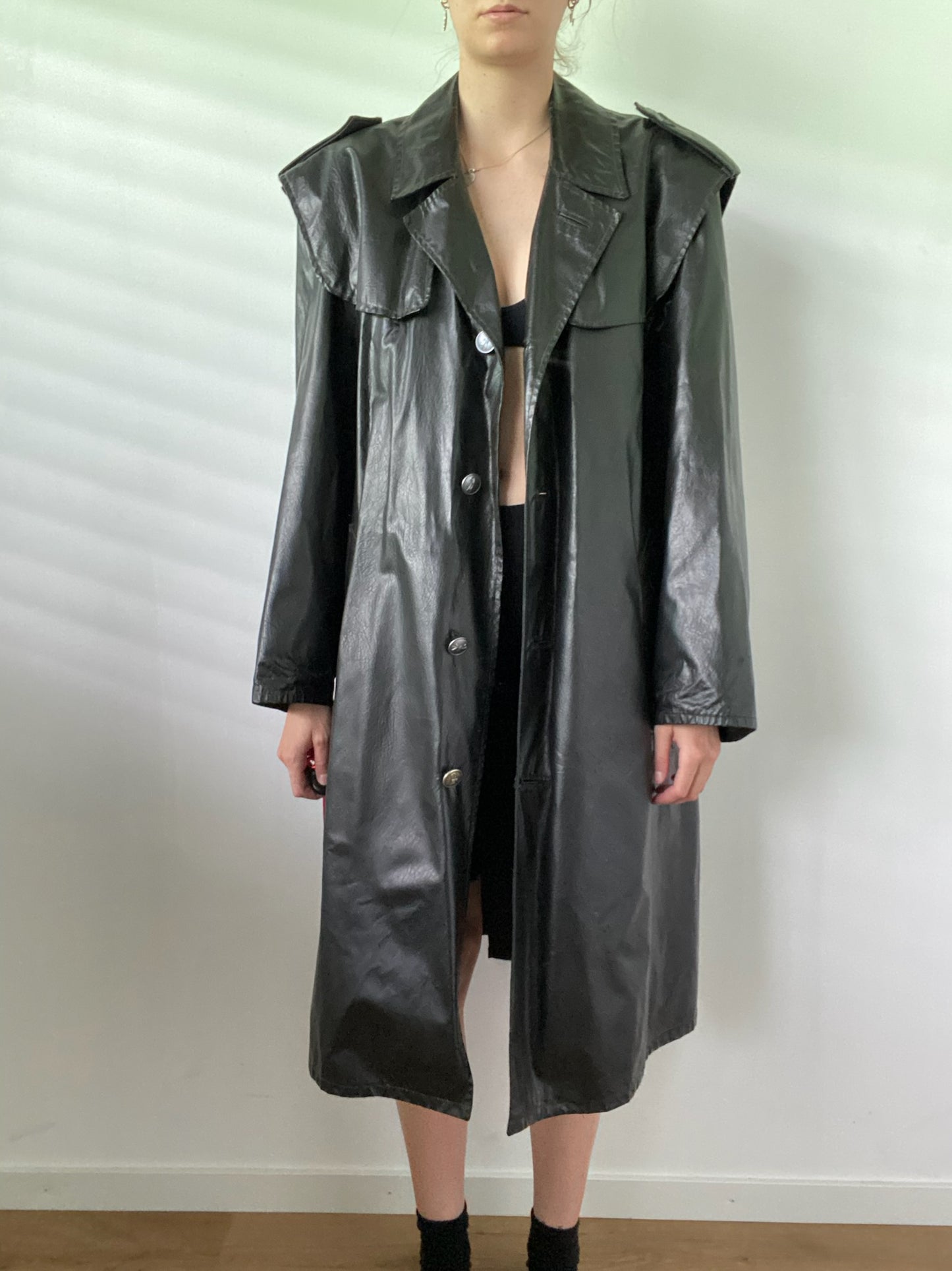 Vintage Leather Coat | Bern