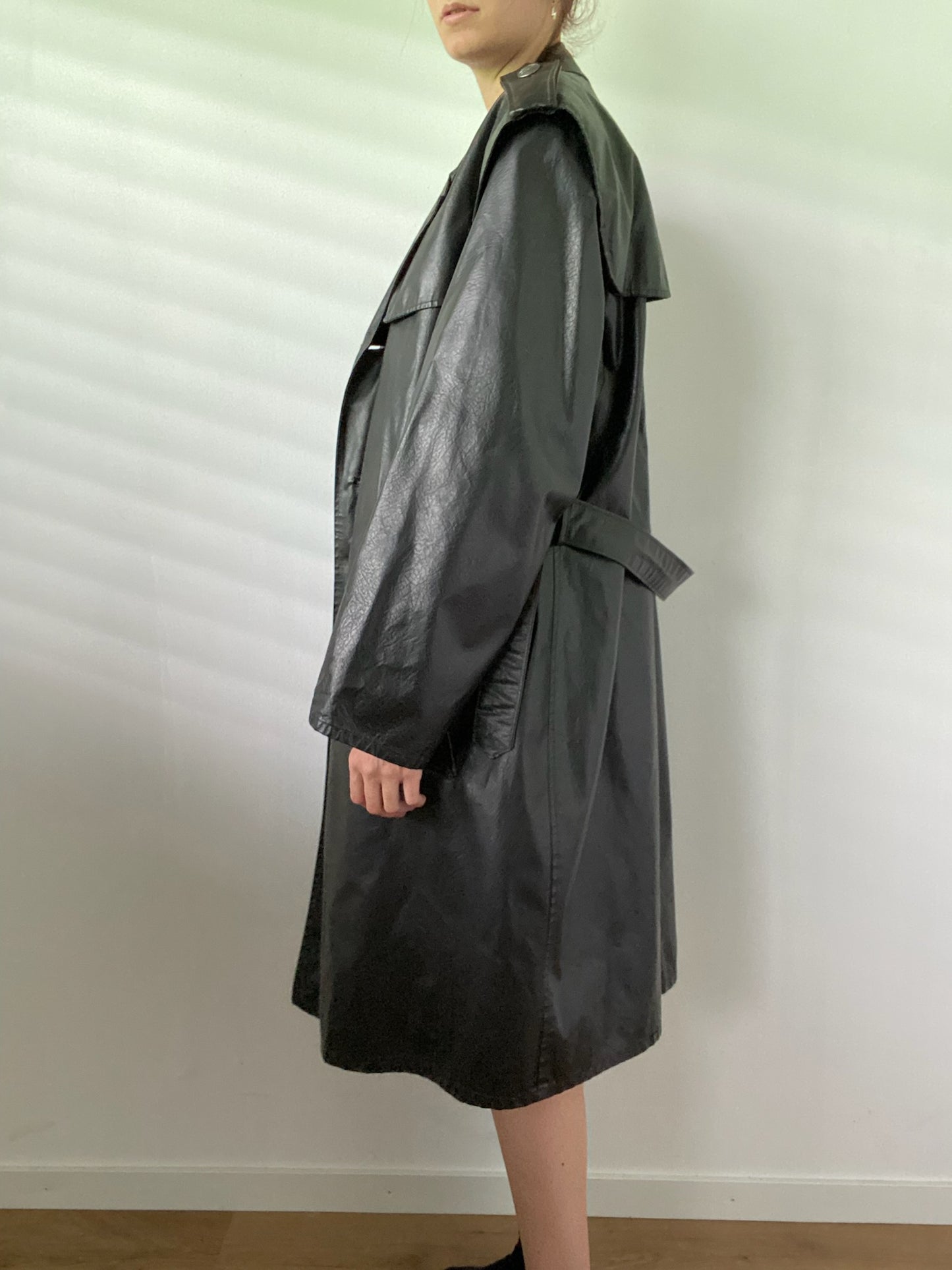 Vintage Leather Coat | Bern