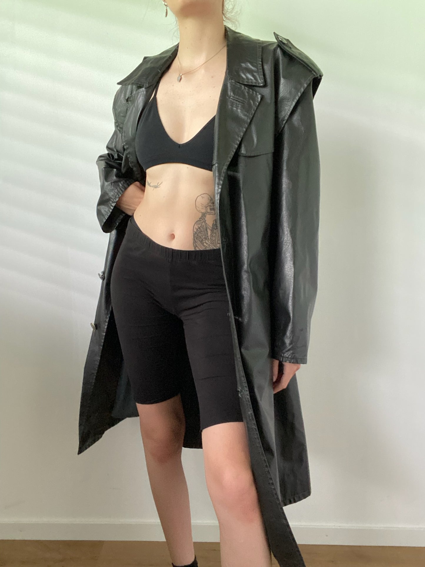 Vintage Leather Coat | Bern