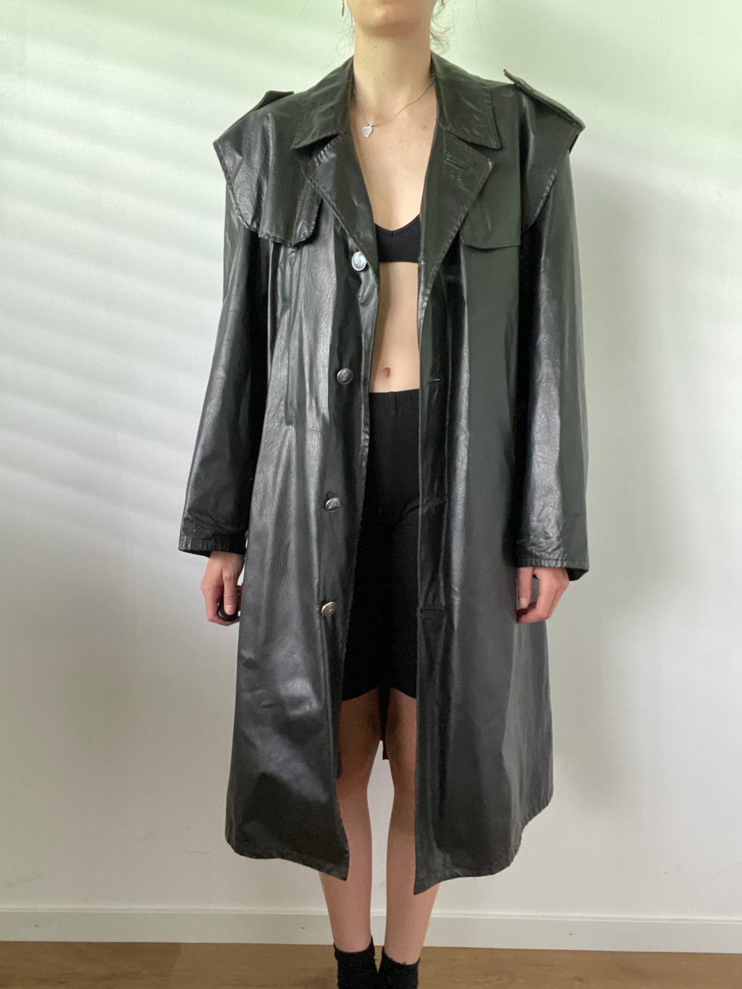 Vintage Leather Coat | Bern