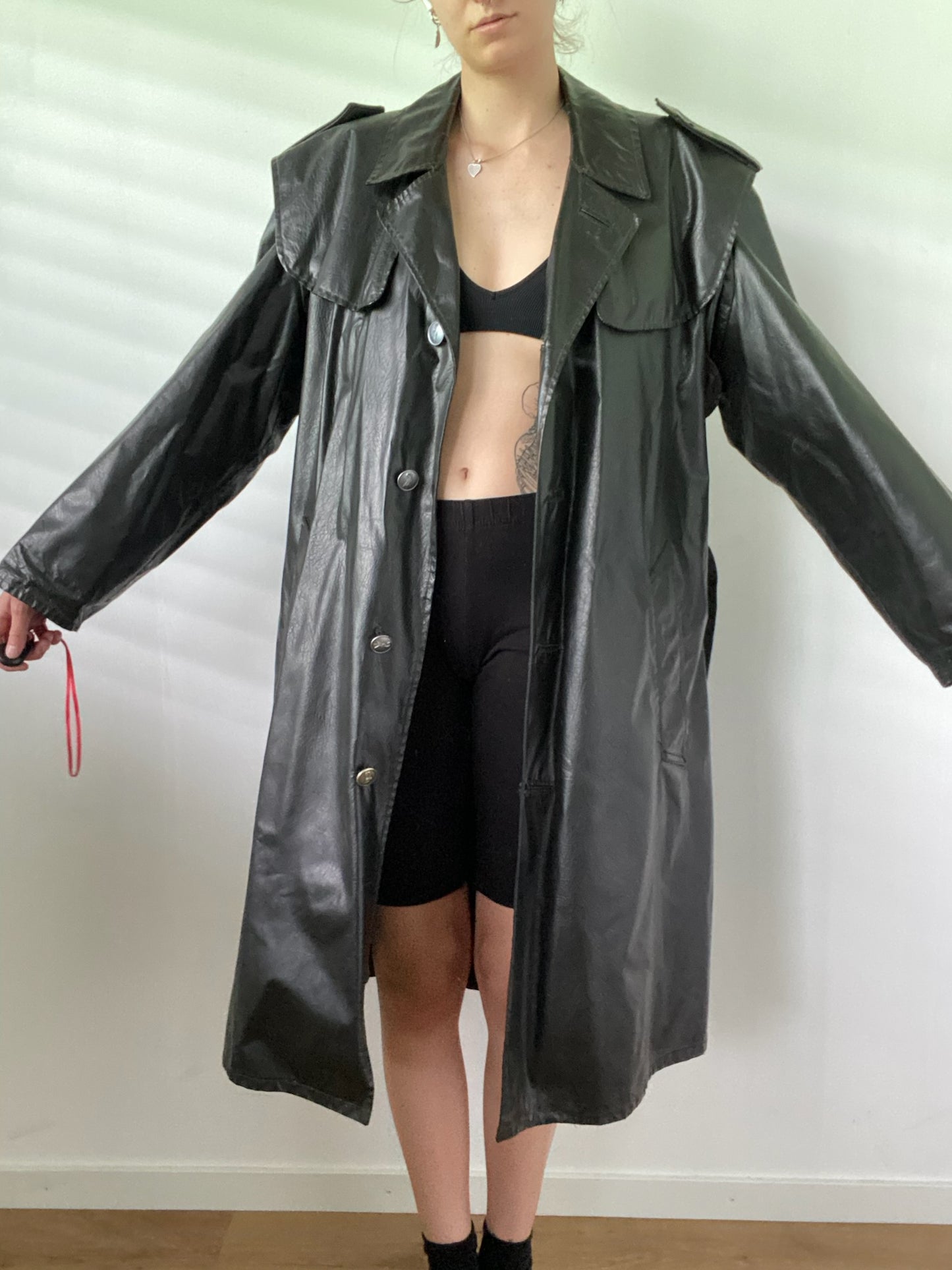 Vintage Leather Coat | Bern