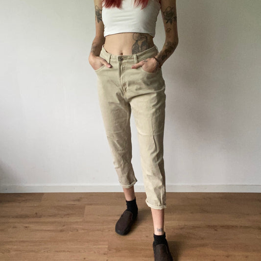 Beige Jeans