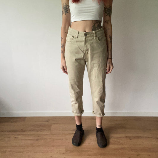 Beige Jeans