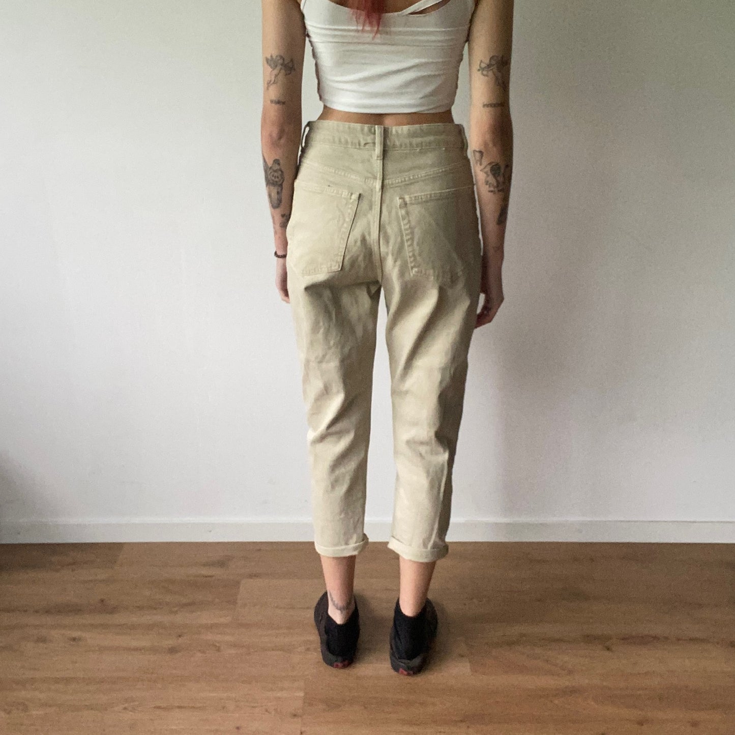 Beige Jeans