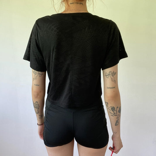 Black Cropped Shirt | Bern