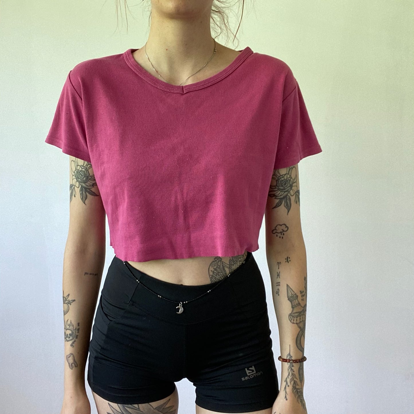 Pink Cropped Shirt | Bern