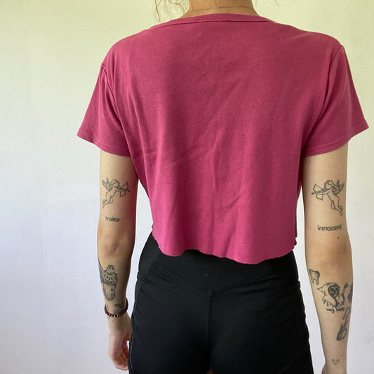 Pink Cropped Shirt | Bern